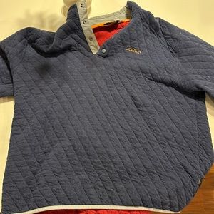 Orvis half button pull over